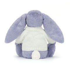 Bashful Viola Bunny with Personalized Cream Jumper