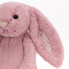 Personalized Bashful Tulip Pink Bunny Medium