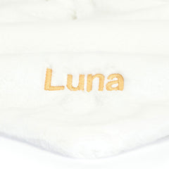 Personalized Bashful Luxe Bunny Luna Soother