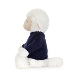 Skipson Lamb with Personalized Navy Jumper