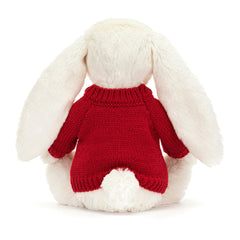 Bashful Twinkle Bunny with Personalized Red Jumper