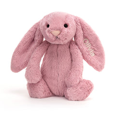 Personalized Bashful Tulip Pink Bunny Medium