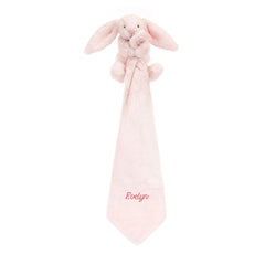 Personalized Bashful Pink Bunny Soother