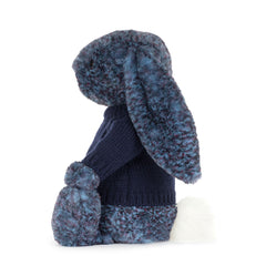 Hopscone Luxe Bunny with Personalized Navy Jumper