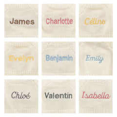 Blossom Beige Bunny 'Petal' with Personalized Cream Jumper