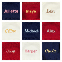 Bashful Luxe Bunny Pine with Personalized Navy Jumper