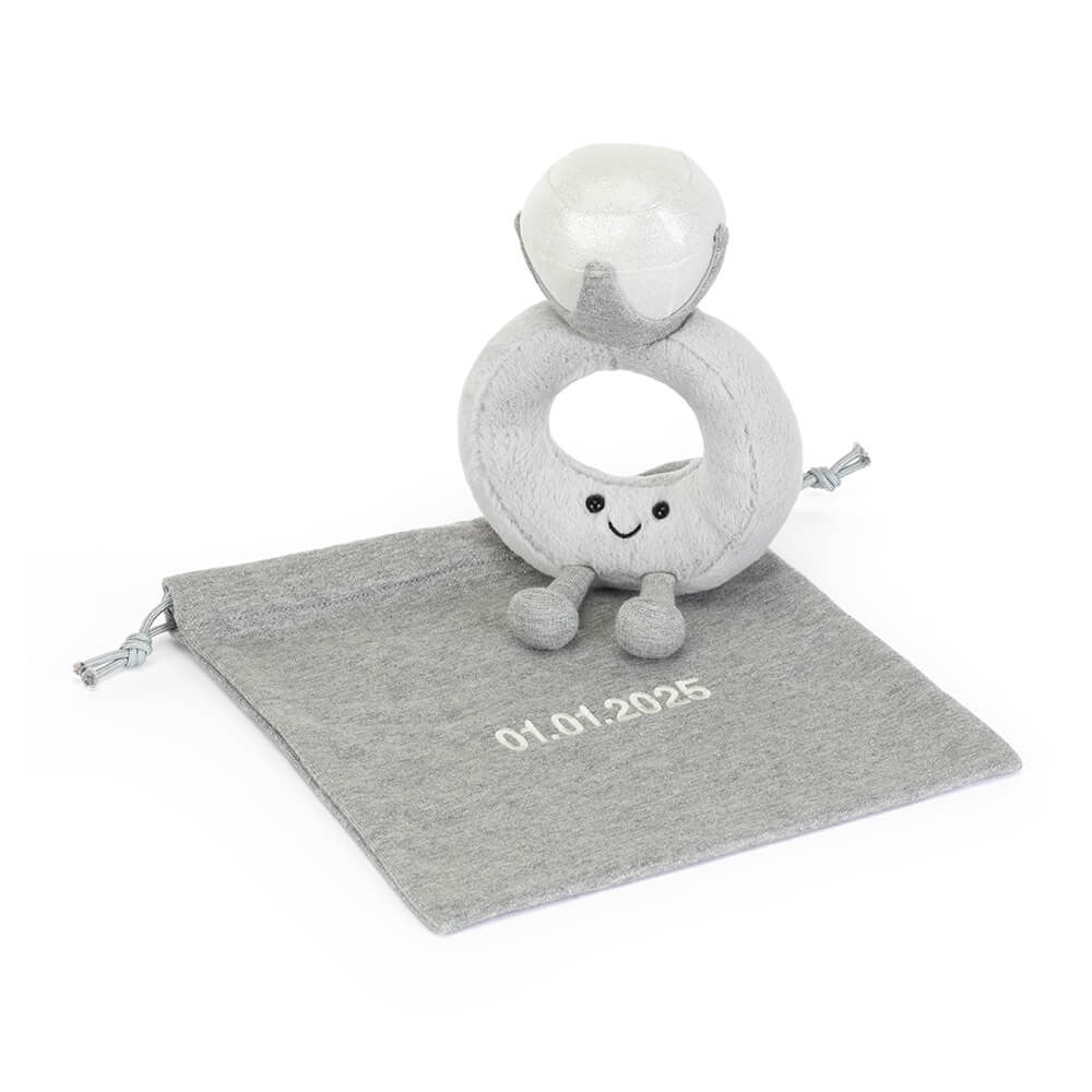 Amuseables Diamond Ring with Personalized Bag